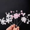 2020 Ancient-style Hanfu hair accessories, fashionable Pearl Hairpins, performance, and wholesale of ancient-style coiled hair hairpins and headwear Application Scenario